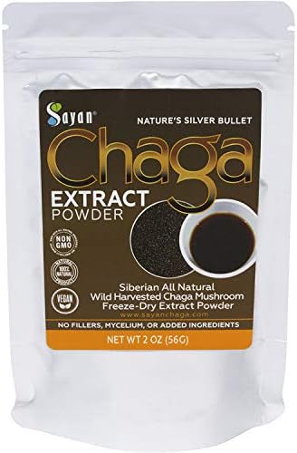 Chaga Extract Powder 2 Oz + Chaga With Shilajit Capsules