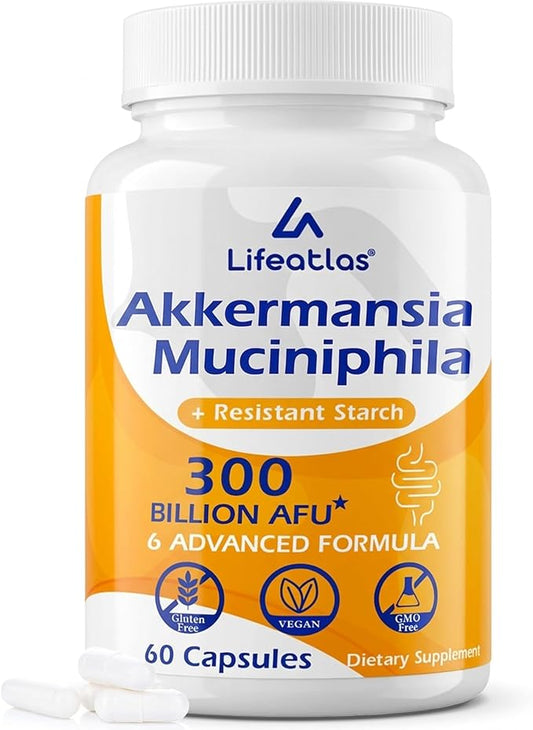 60 Count (Pack of 1) Akkermansia Probiotic