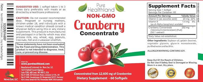 Cranberry Softgel Us