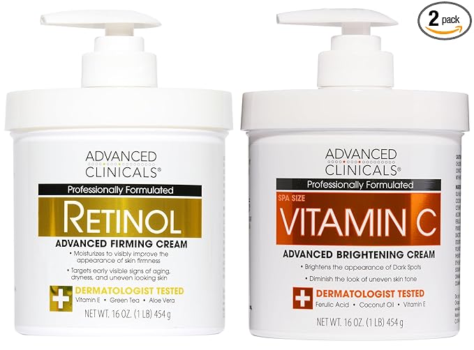 Retinol + Vitamin C Cream Bundle