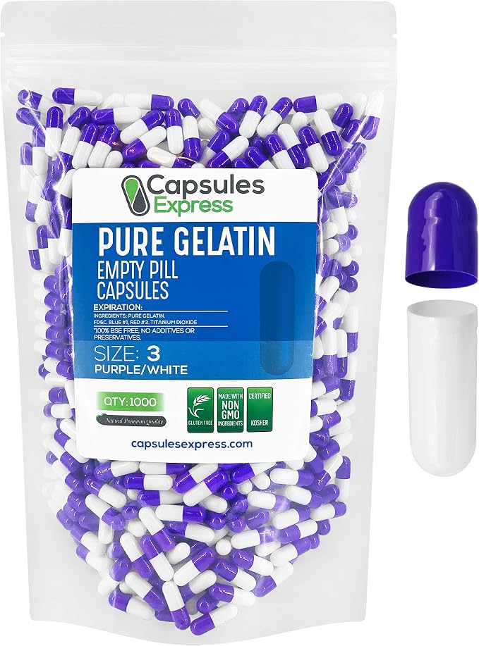 Purple / White