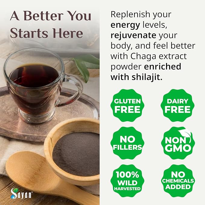 Chaga Extract + Shilajit