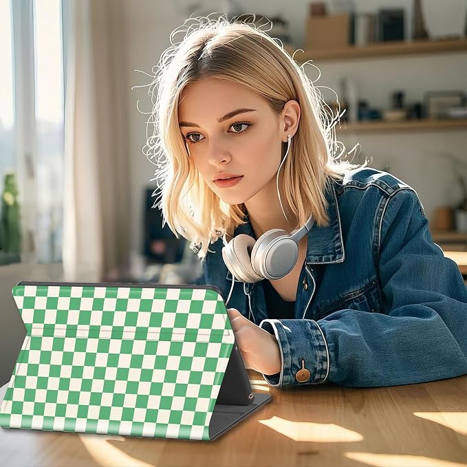 Green Checkered