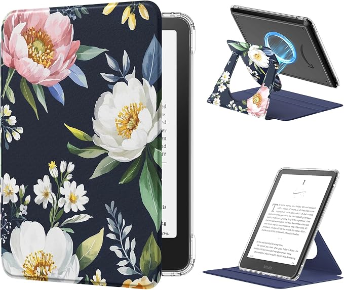 peony on Blue