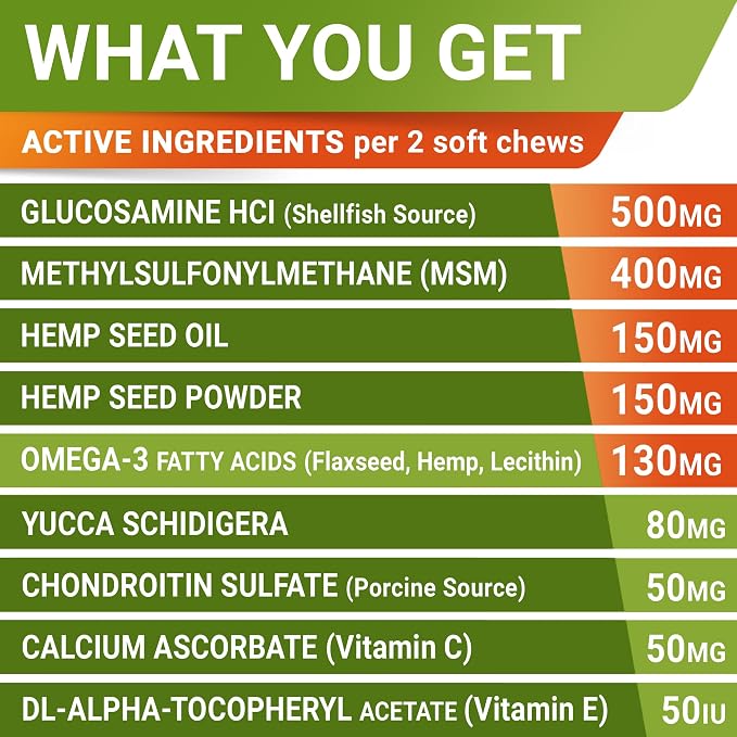 (HIP&JOINT) Hemp Chews